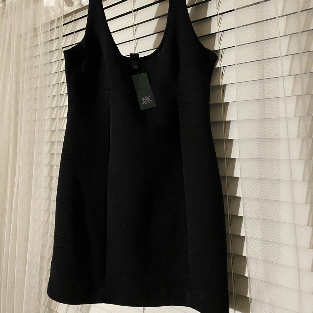 NEW BLACK CORSET MINI DRESS